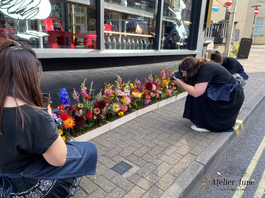 イギリス、花留学、フラワーアレンジメント、フラワーワークスジャパン、フラワーアレンジメント資格、