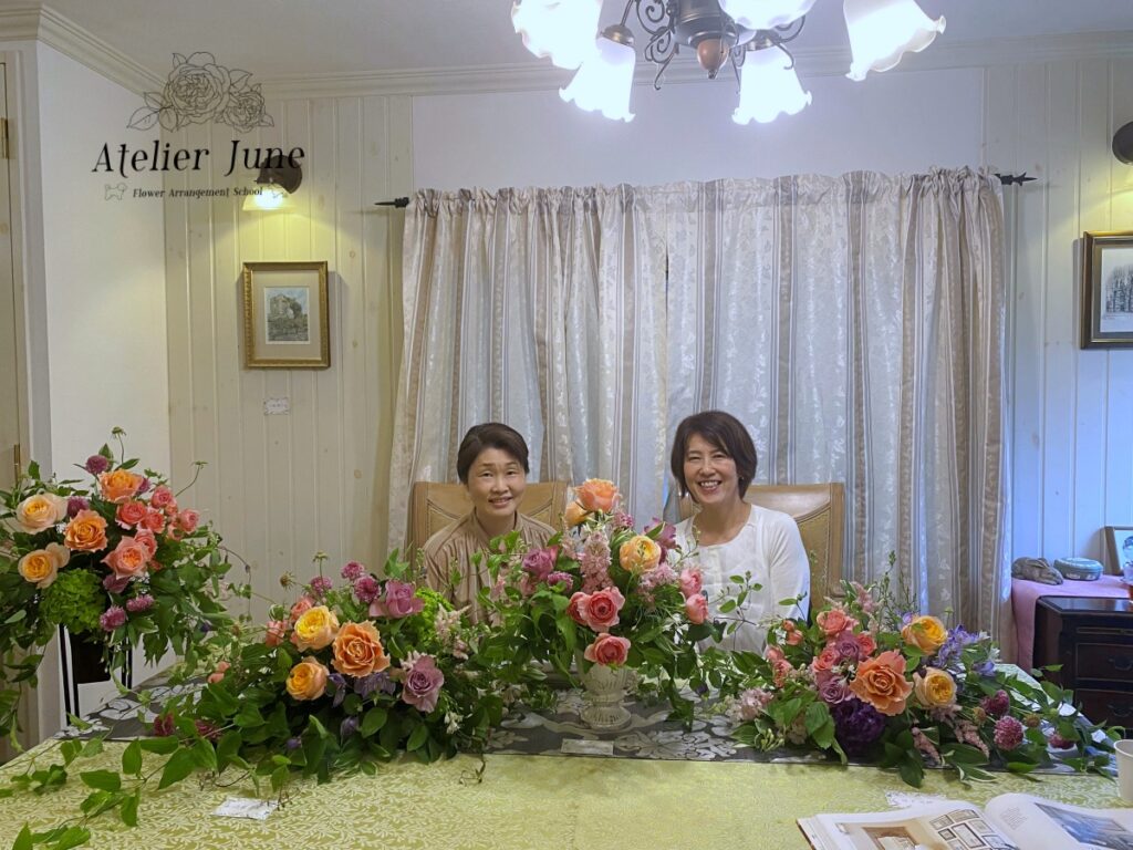 アトリエジューンフラワーアレンジメント作品展