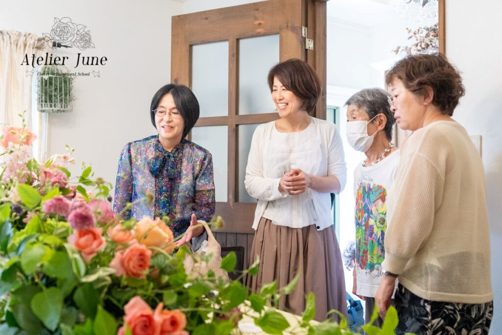 アトリエジューンフラワーアレンジメント作品展