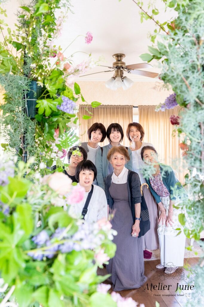 アトリエジューンフラワーアレンジメント作品展