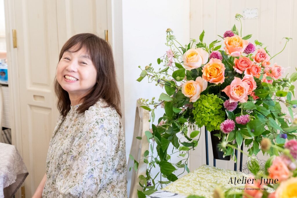 アトリエジューンフラワーアレンジメント作品展