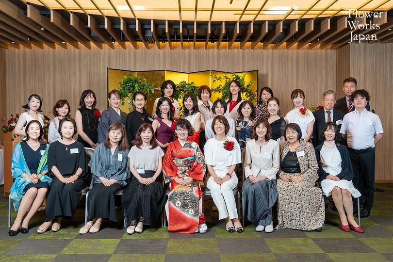 一般社団法人フラワーワークスジャパン12周年&代表理事谷川文江還暦パーティー
