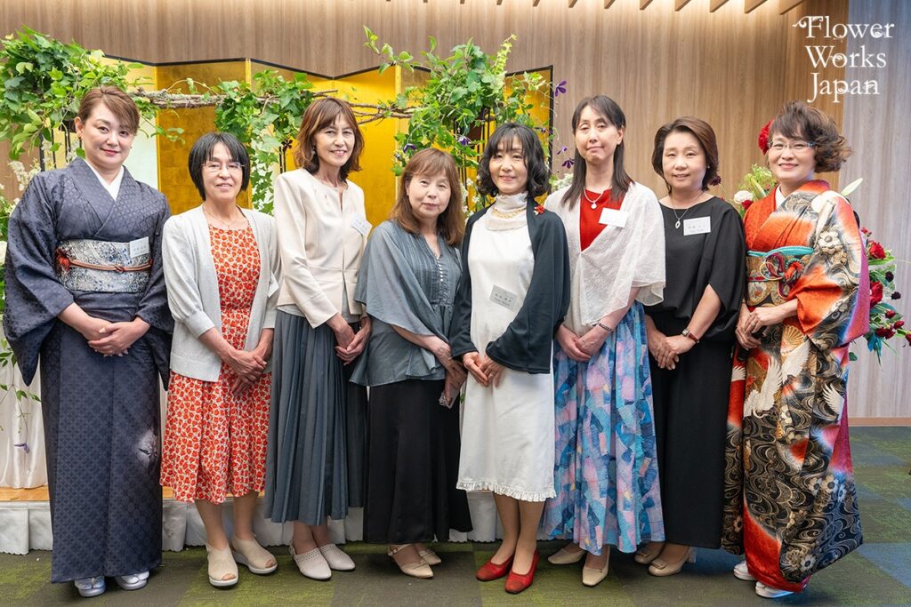 一般社団法人フラワーワークスジャパン12周年&代表理事谷川文江還暦パーティー