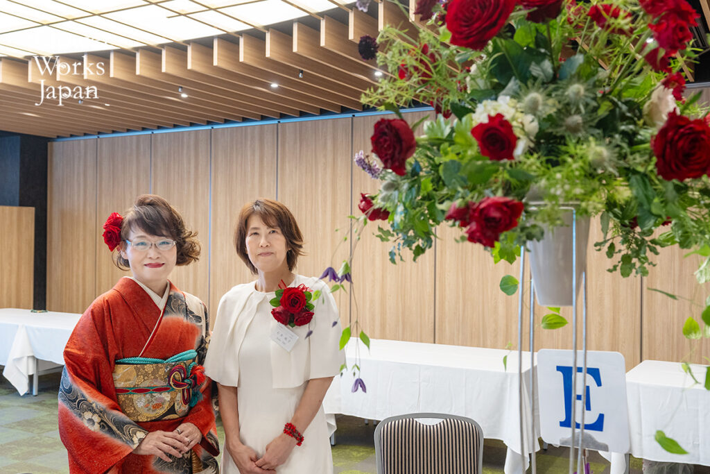 一般社団法人フラワーワークスジャパン12周年&代表理事谷川文江還暦パーティー