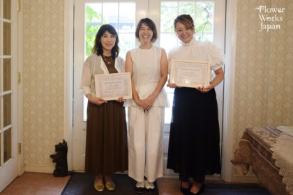 フラワーワークスジャパン認定校の開校