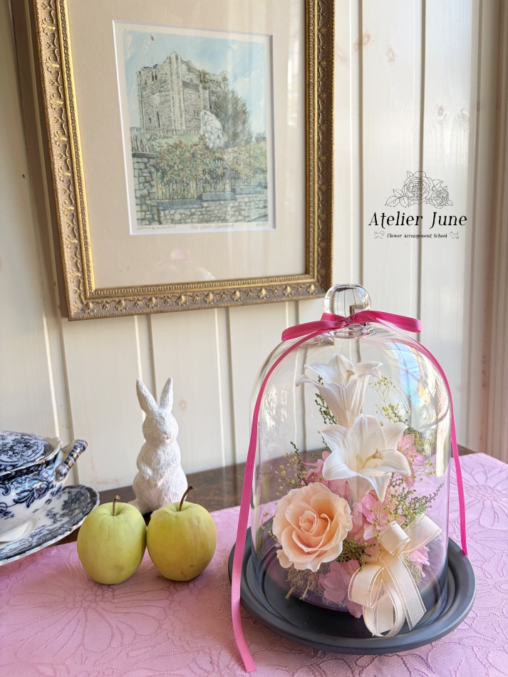 フラワーギフト、御供、お盆のお花、花束、お祝い、アーティフィシャルフラワーアレンジメント、造花アレンジ、お祝い花束、