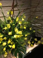スイトピー、スモークグラス、活け込み、店舗花装花、装花、
