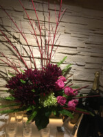 活け込み、店舗花装花、ダリアの黒蝶、バラのオールフォーラブ